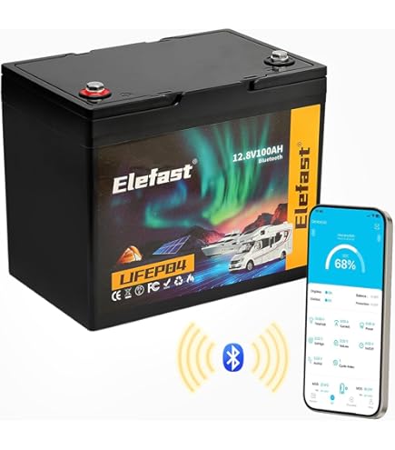 Amazon.com: 12v 100ah Lifepo4 Battery,12v Lithium Battery Deep